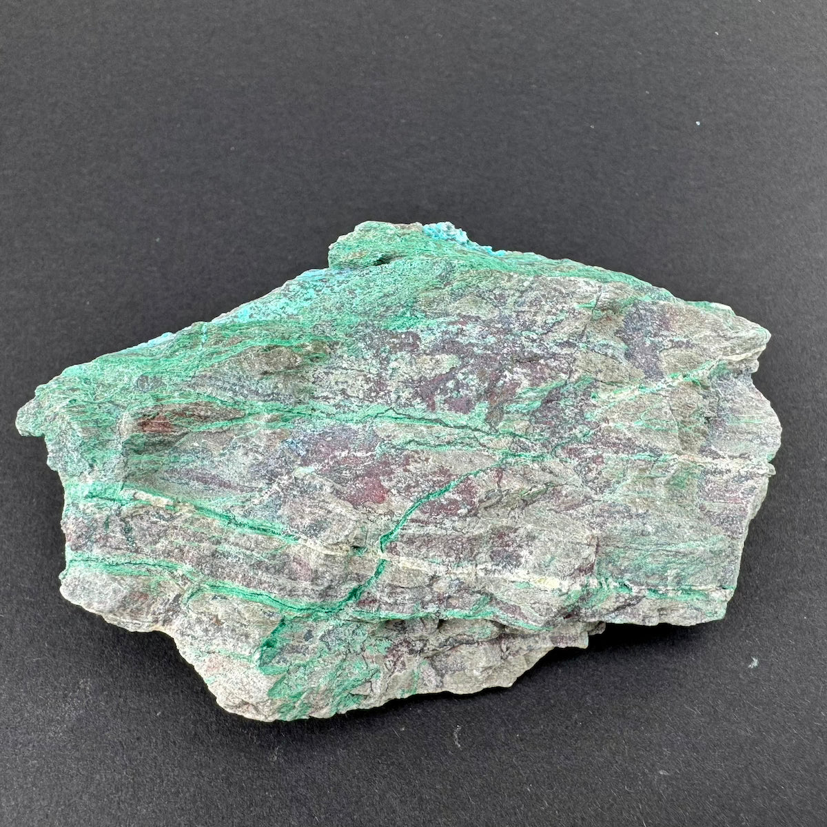 Chrysocolla with Malachite (Druzy)