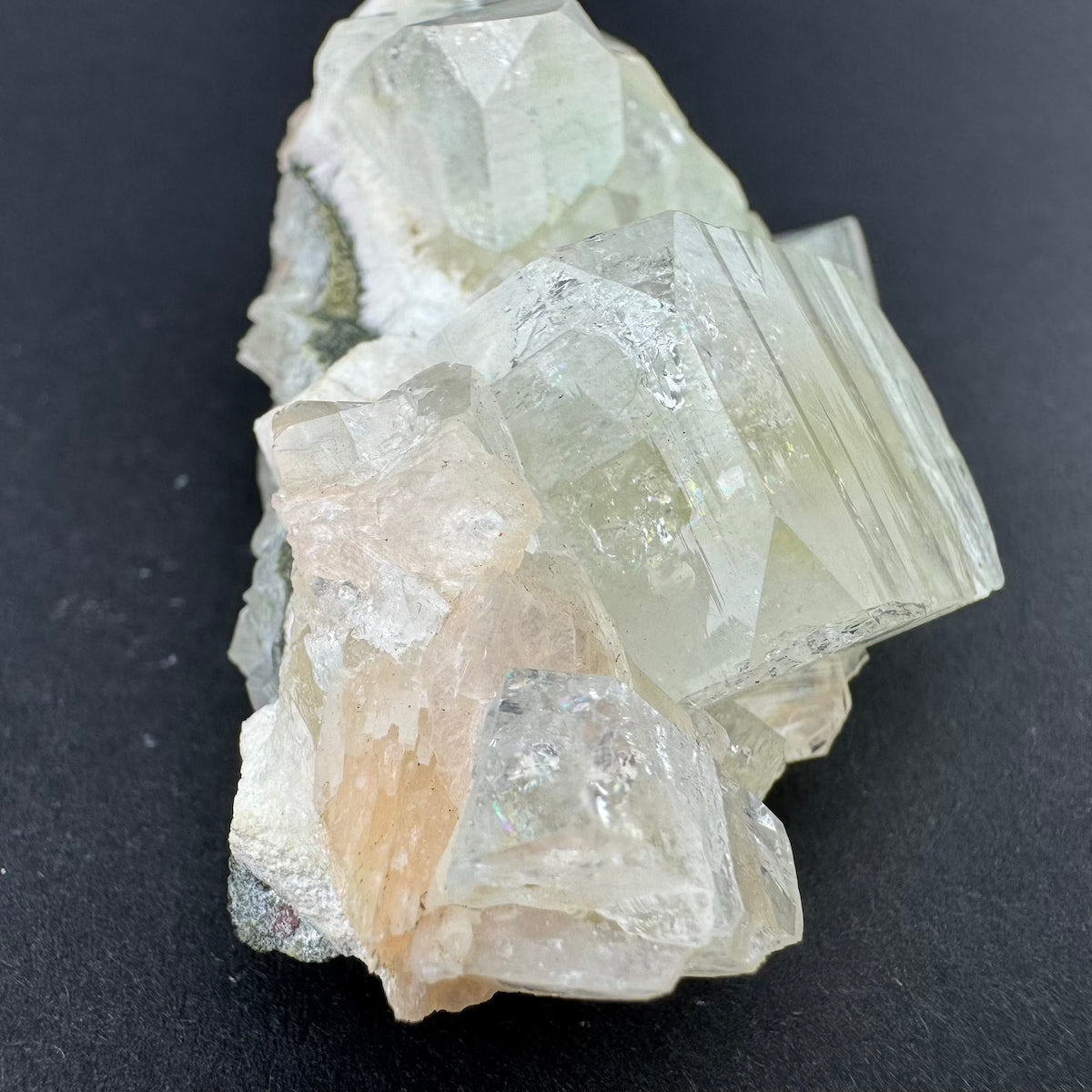 Apophyllite with Stilbite