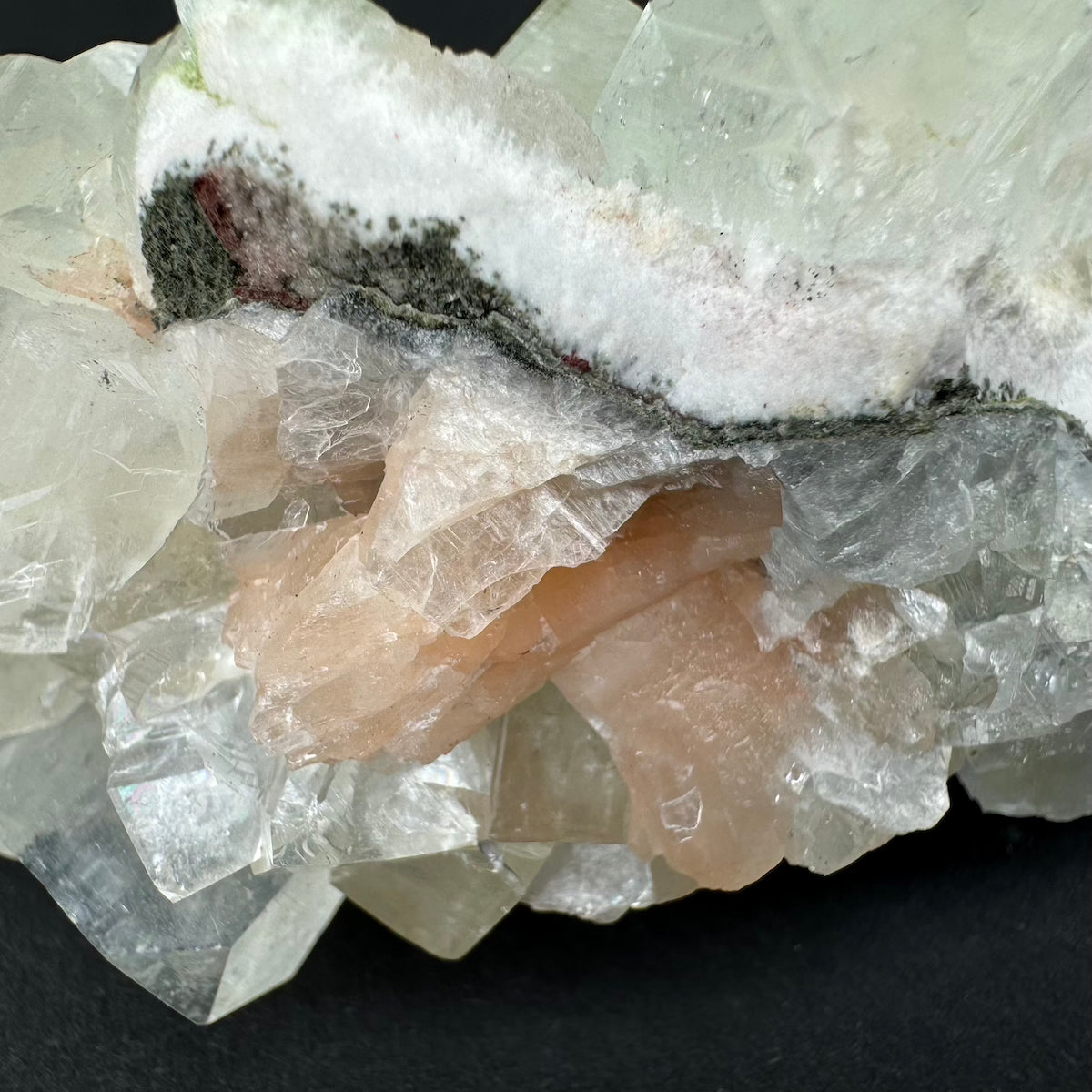 Apophyllite with Stilbite