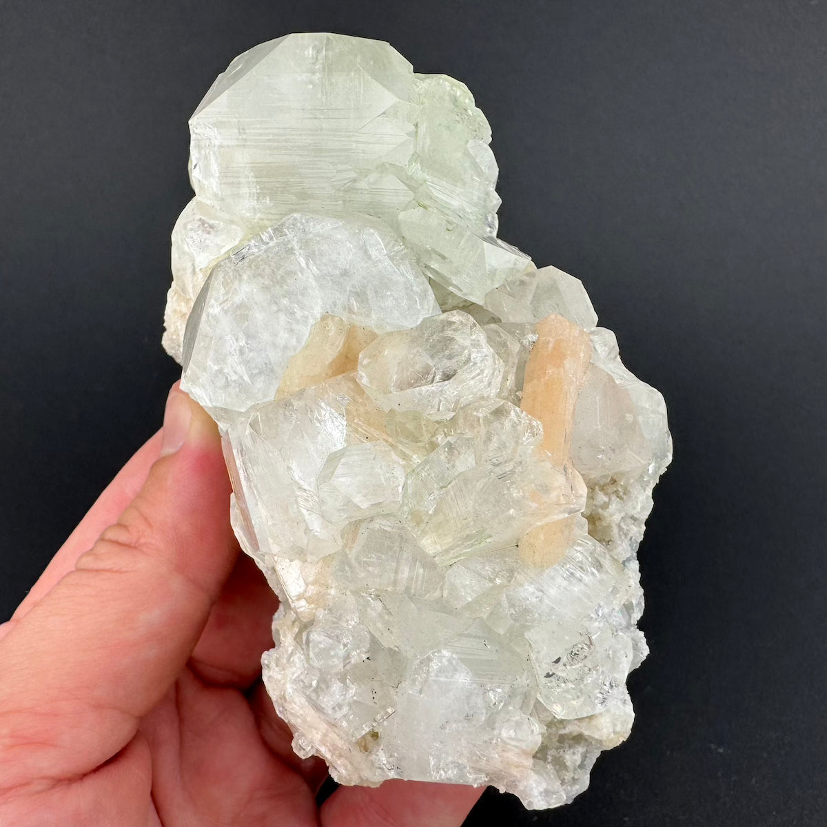 Apophyllite with Stilbite