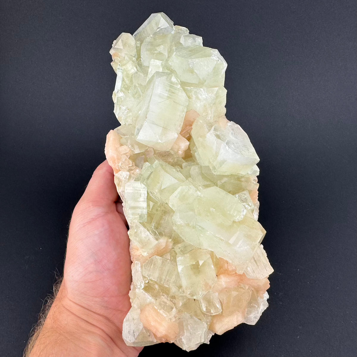 Apophyllite with Stilbite