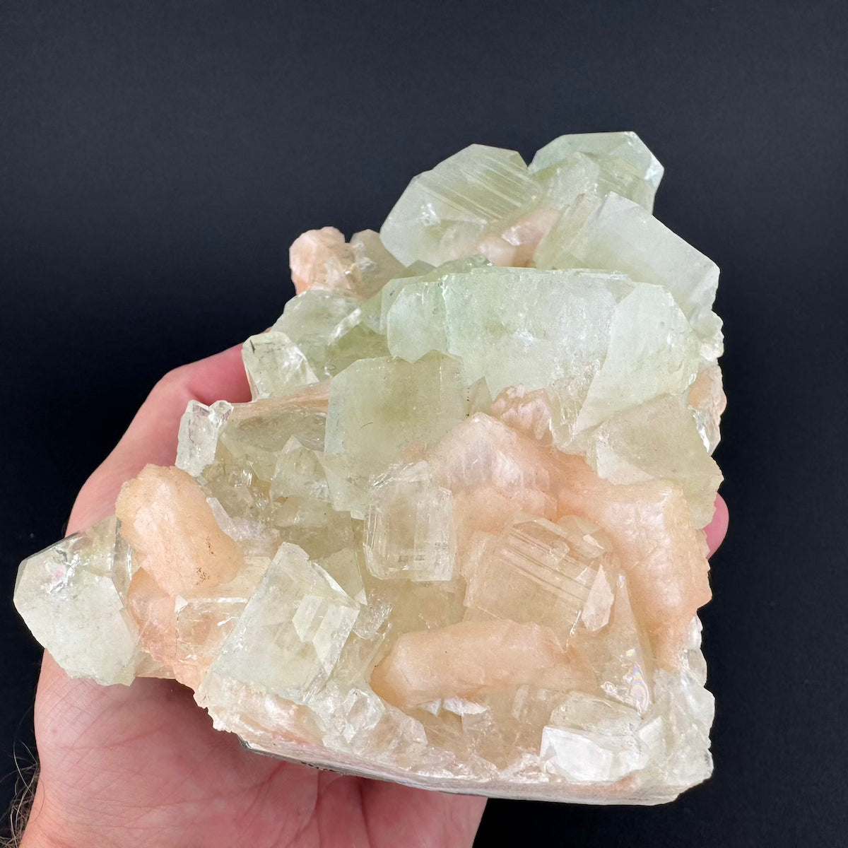 Apophyllite with Stilbite