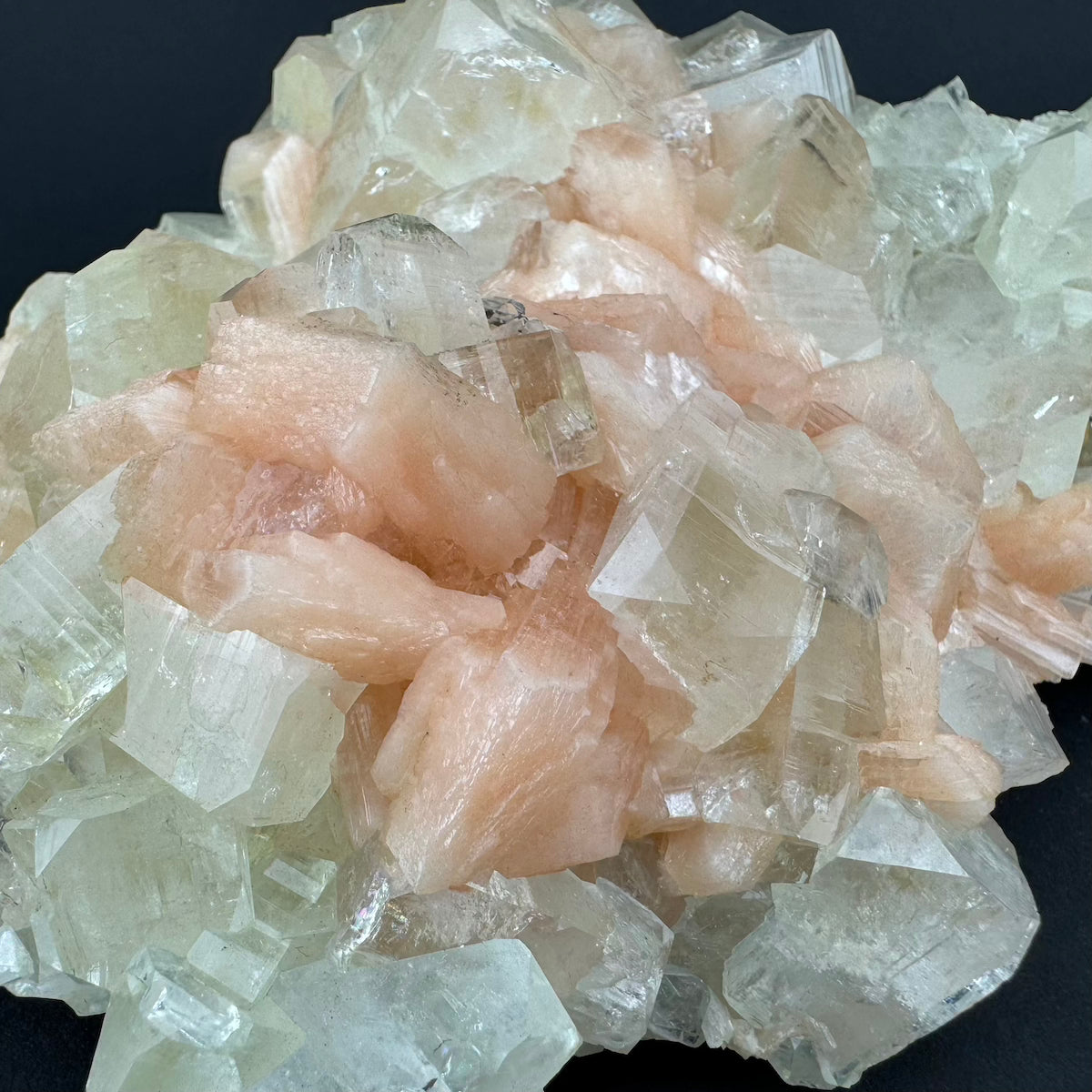 Apophyllite with Stilbite