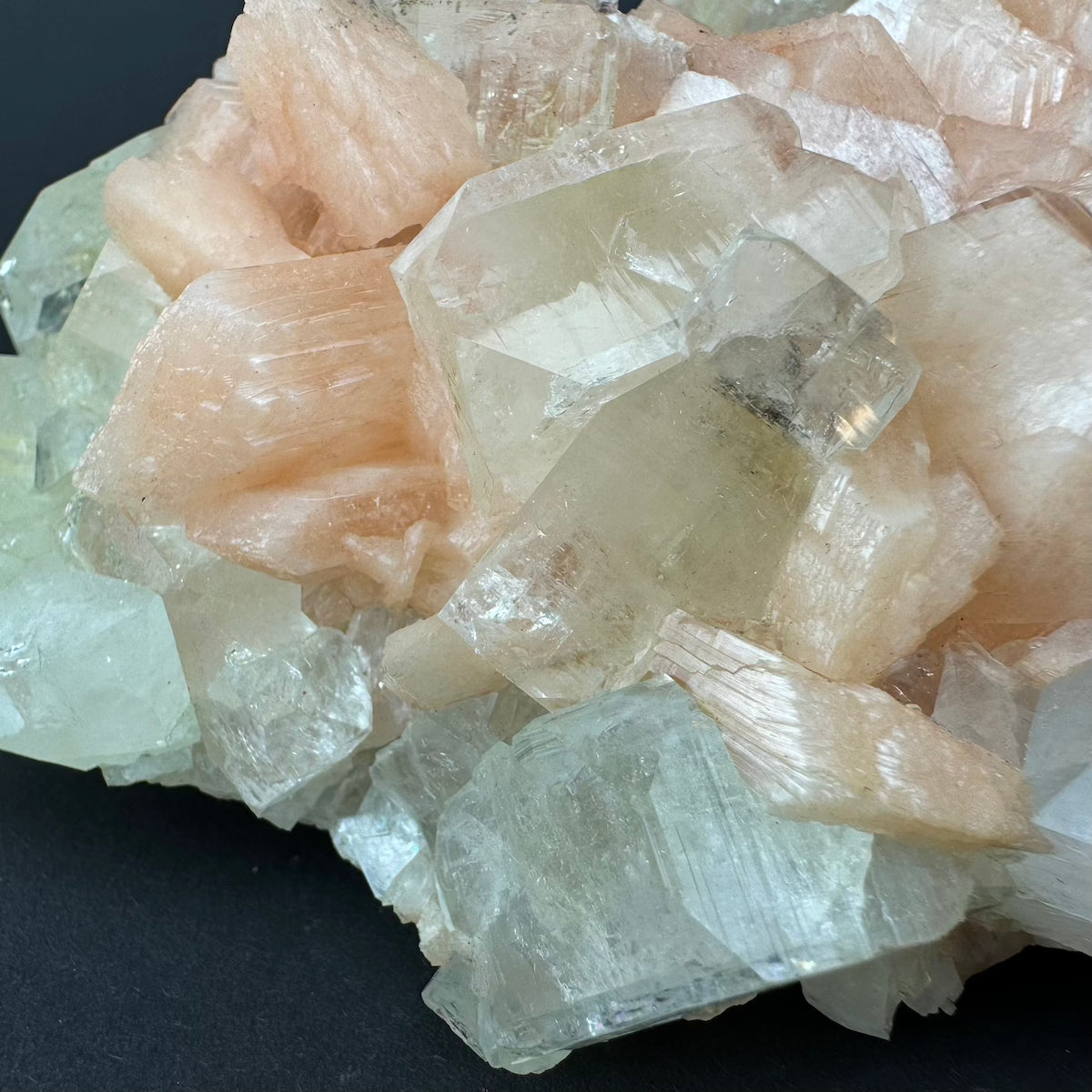 Apophyllite with Stilbite