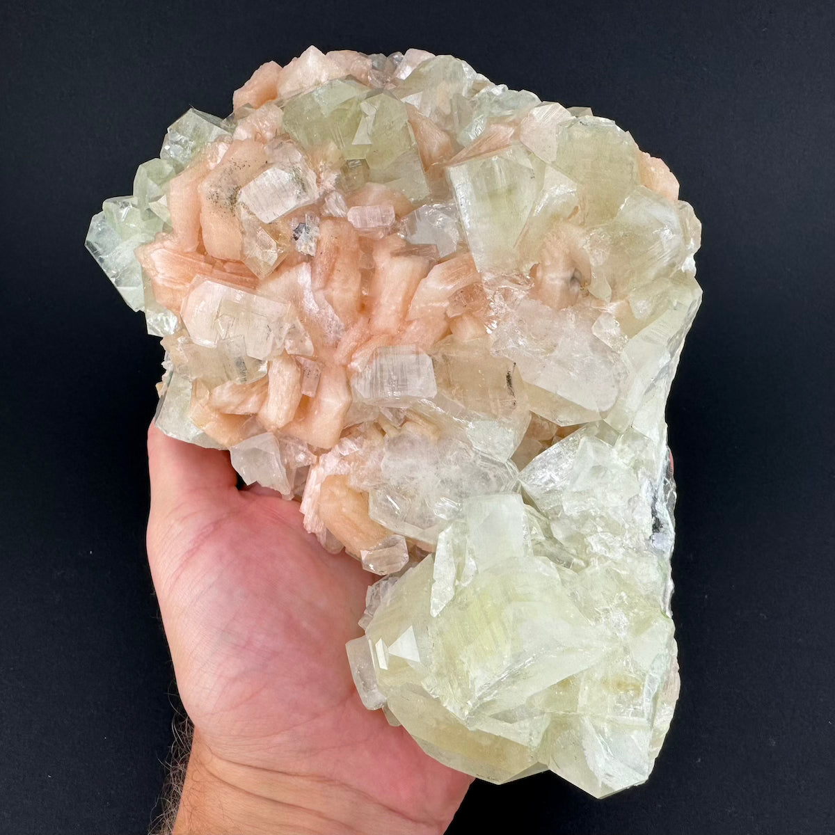 Apophyllite with Stilbite