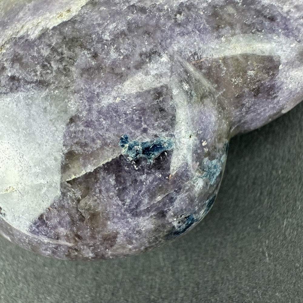 Lepidolite heart