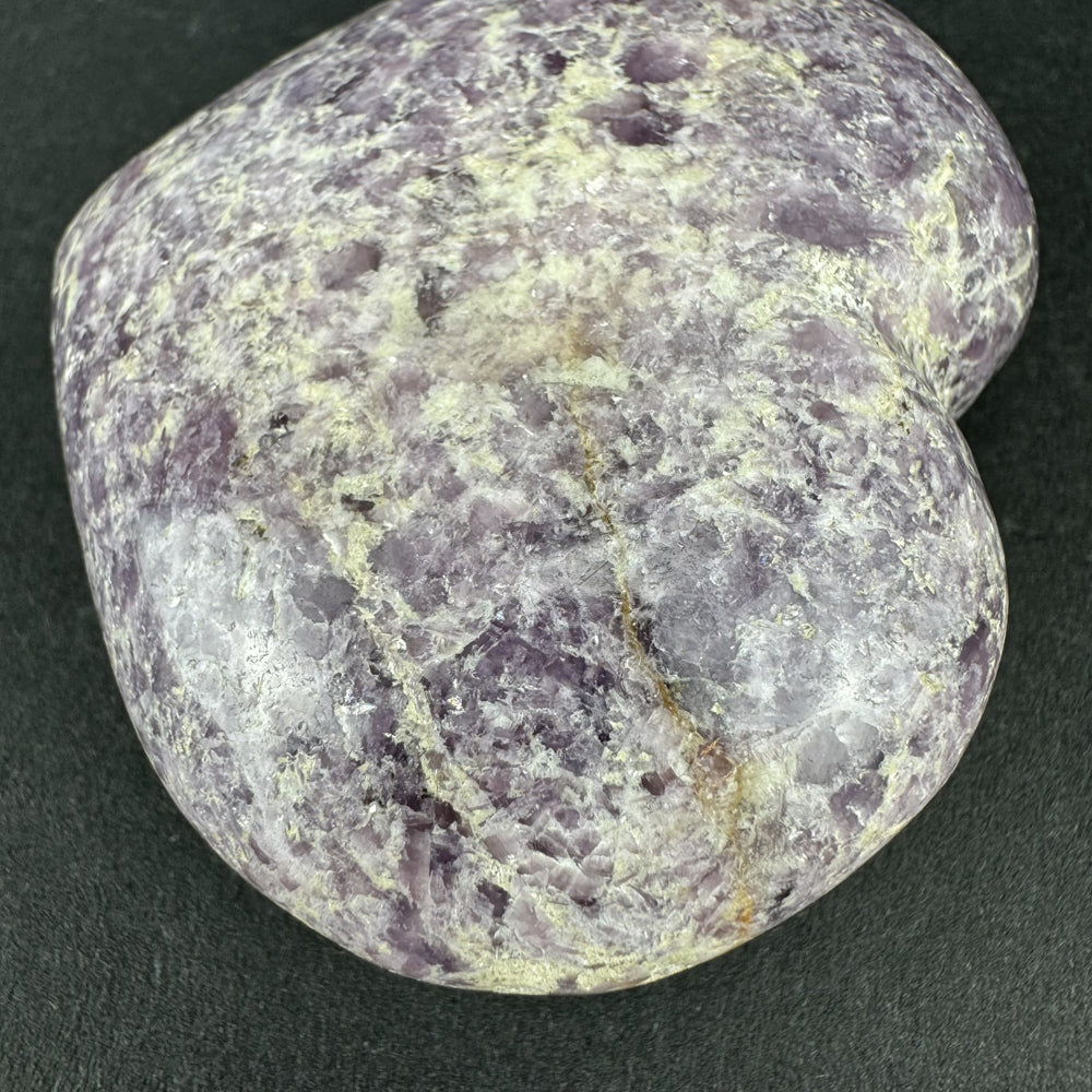 Lepidolite heart