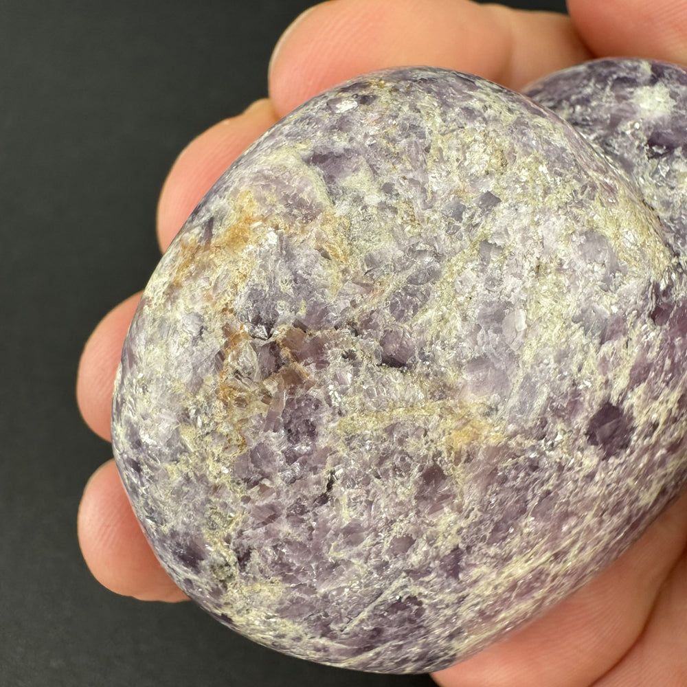 Lepidolite heart