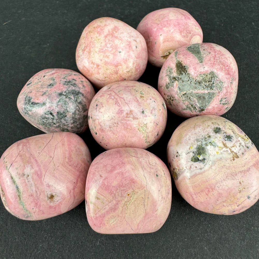 Rhodonite (Peru) tumbled stone
