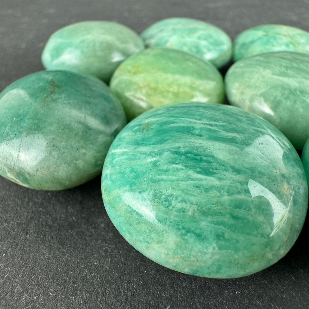 Amazonite (Madagascar) tumbled stone