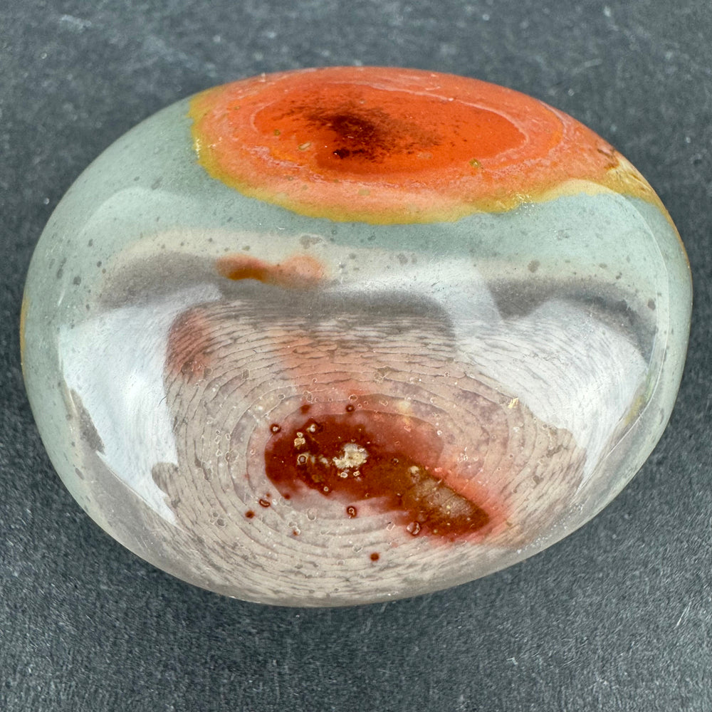 Polychrome Jasper palm stone