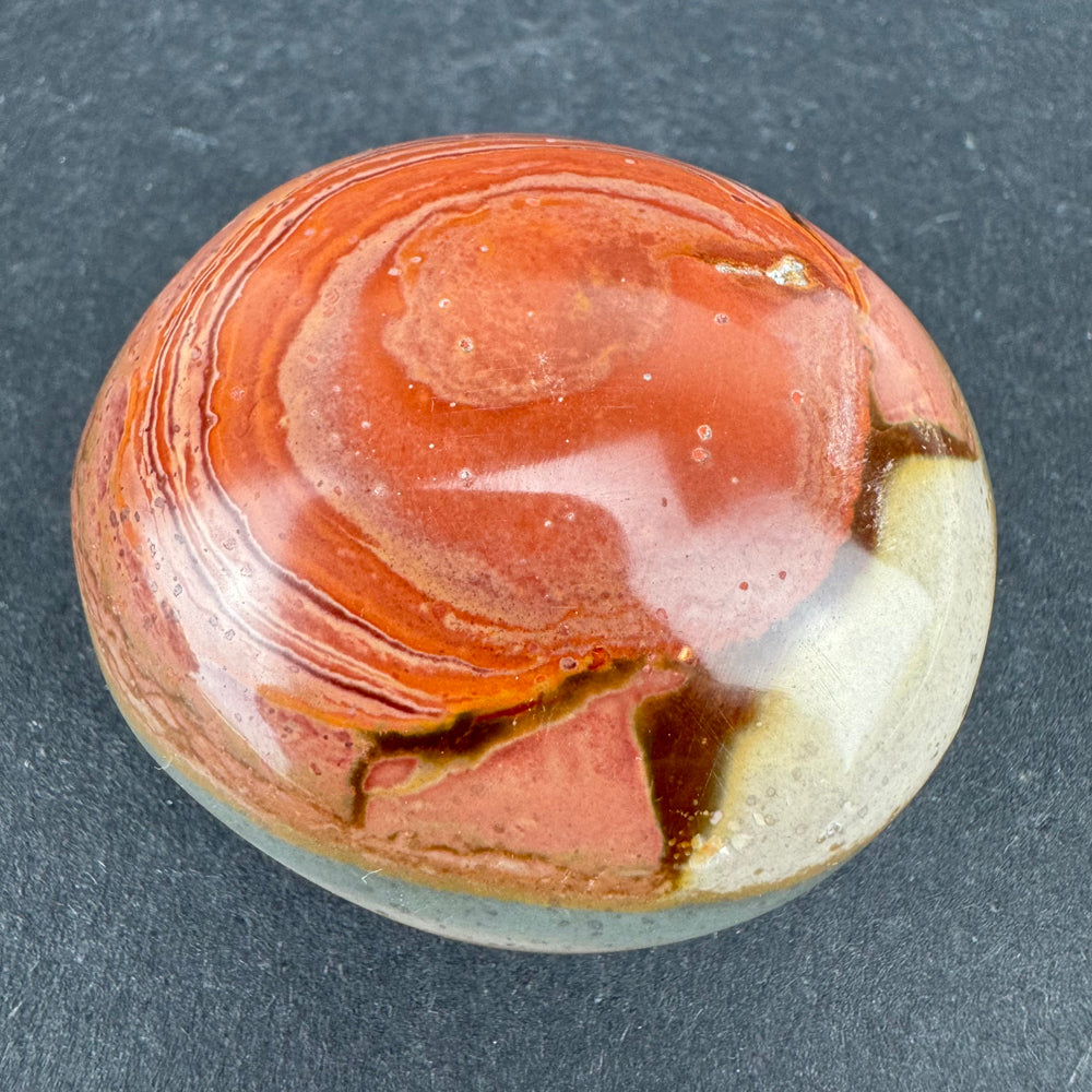 Polychrome Jasper palm stone