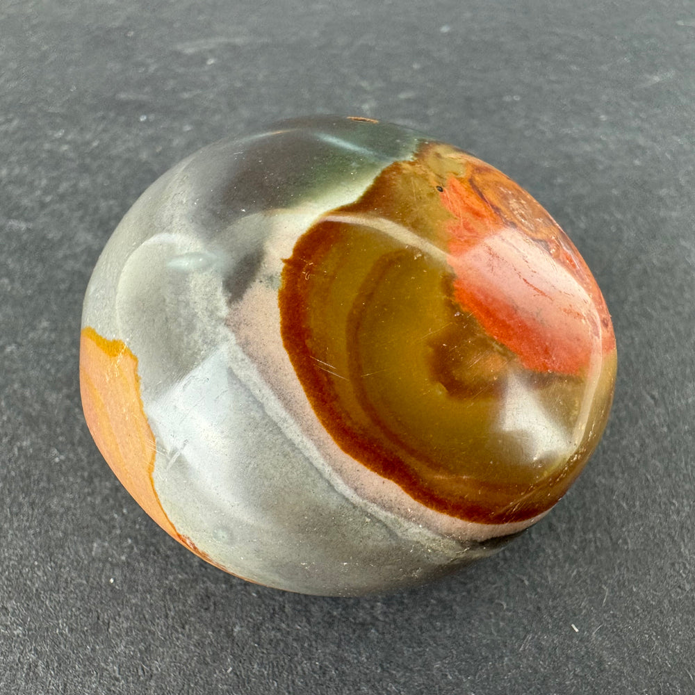 Polychrome Jasper palm stone