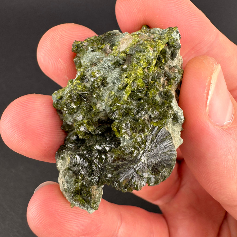 Epidote in Quartz