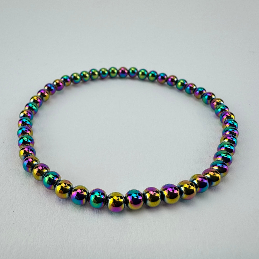 Hematiet (Titanium) armband