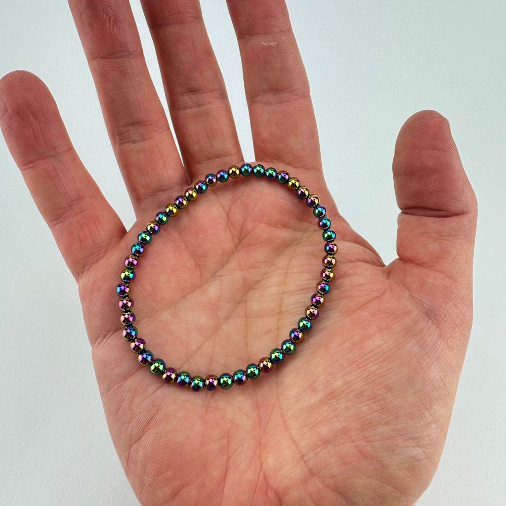 Hematiet (Titanium) armband