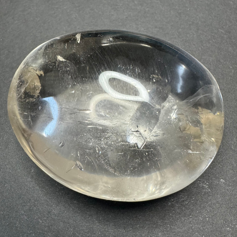 Clear Quartz palm stone