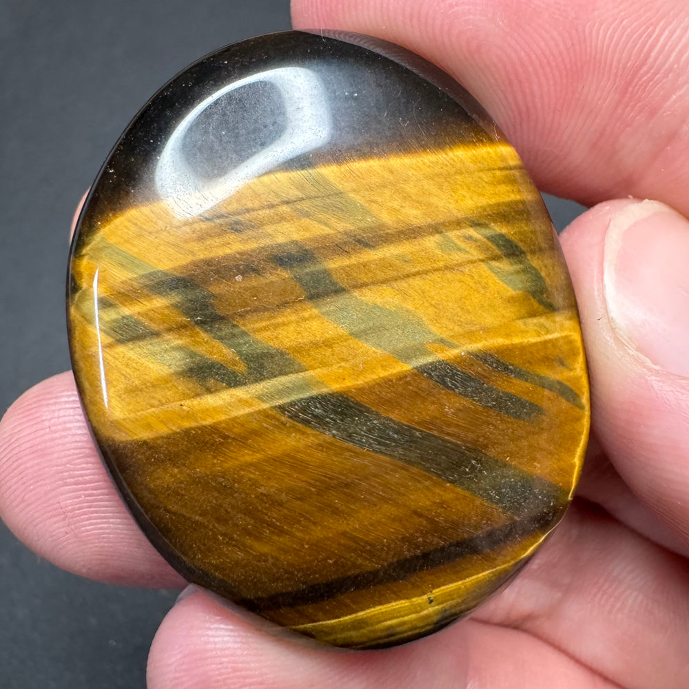 Tiger's Eye flat stone
