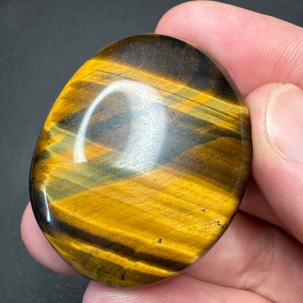 Tiger's Eye flat stone