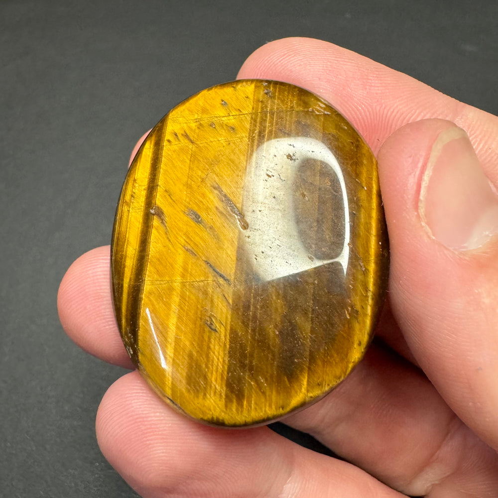 Tiger's Eye flat stone