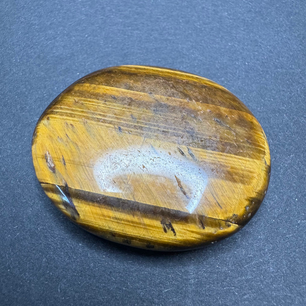 Tiger's Eye flat stone