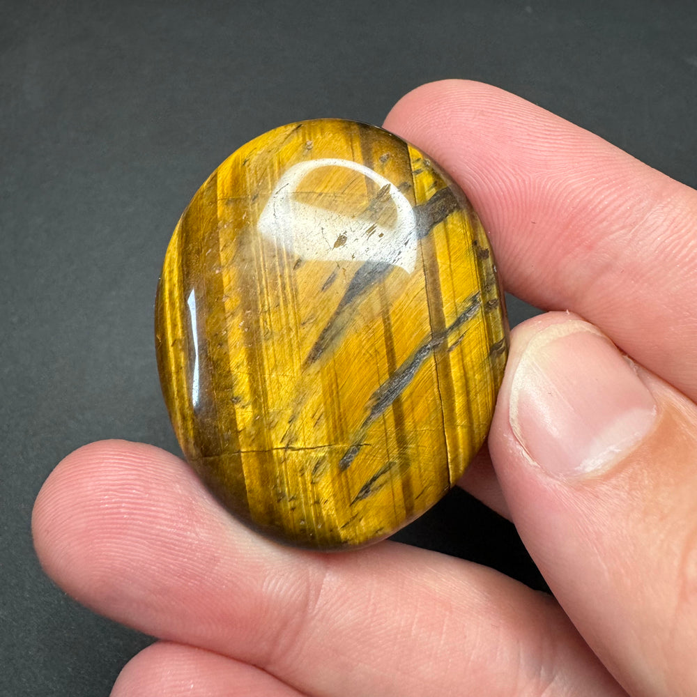 Tiger's Eye flat stone