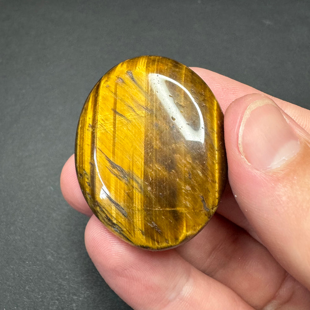 Tiger's Eye flat stone