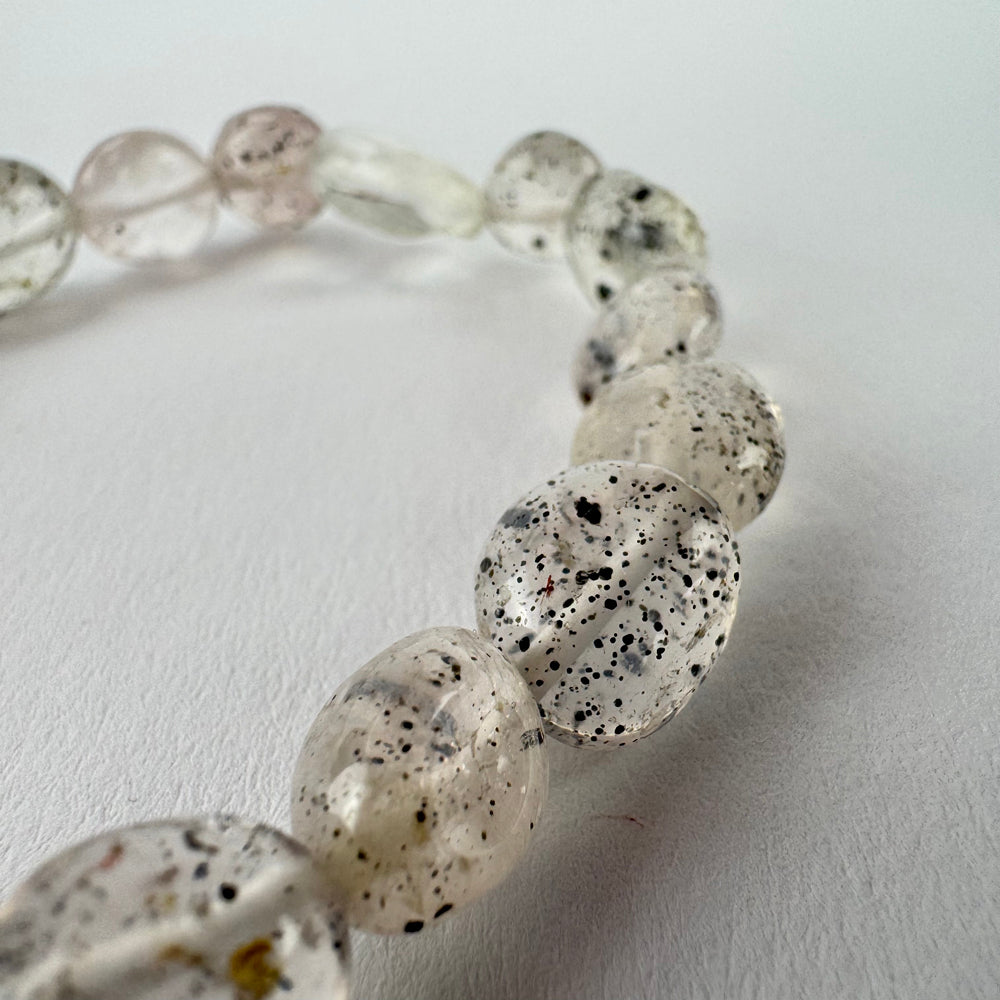 Hematiet in Kwarts armband