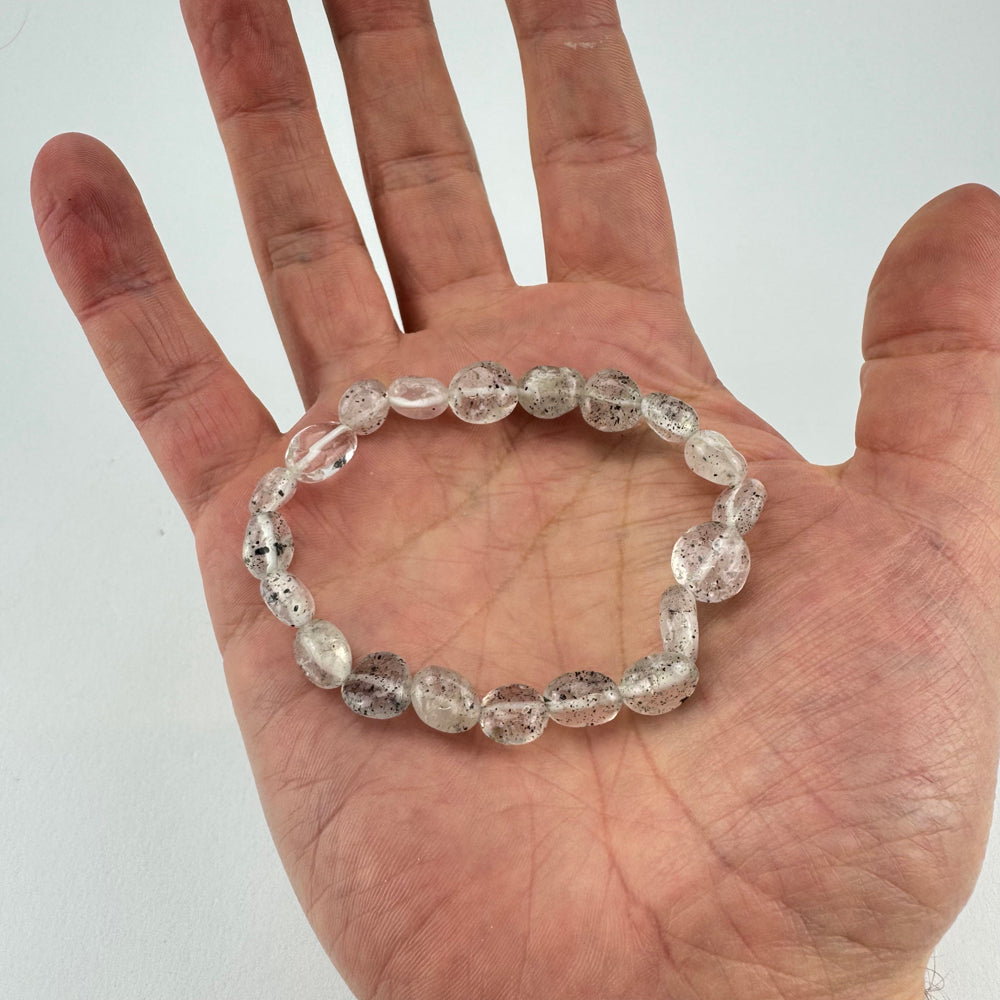 Hematiet in Kwarts armband