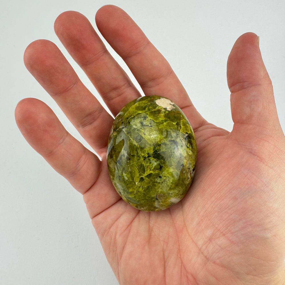 Groene Opaal handsteen